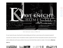 Tablet Screenshot of daveknechthomes.com